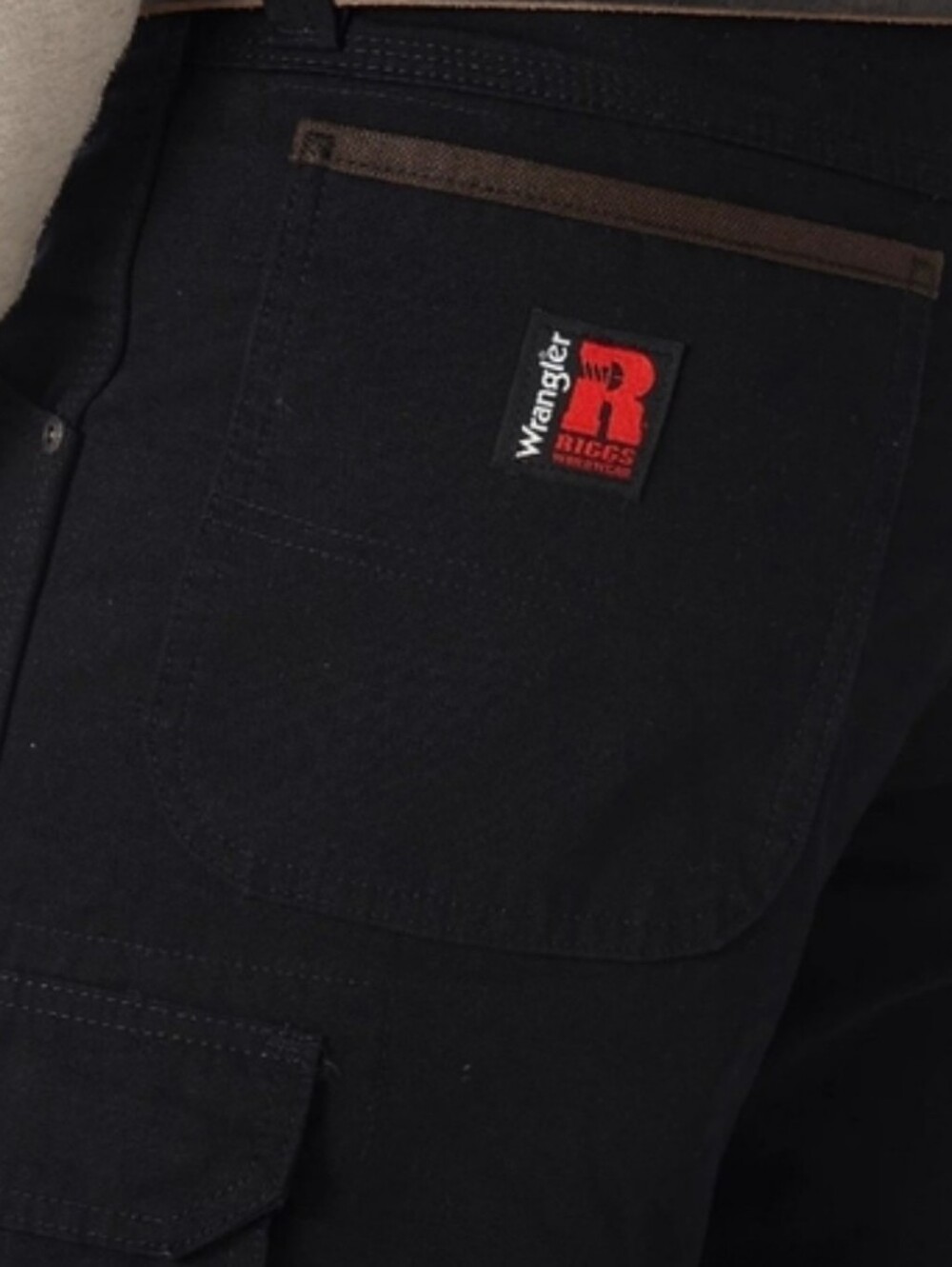 Wrangler Black Relaxed Fit Work Pants 32x34
